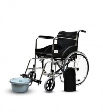 Medemove Wheelchair with Commode U Cut