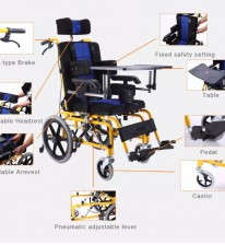 Multifunctional cerebral palsy wheelchair