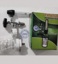 Oxygen Flowmeter with Rotameter & Humidifier Bottle-FA