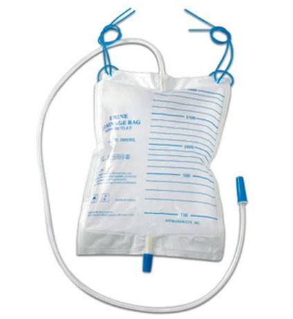 PVC Urine Bag, For Hospital, Packaging Type: Packet