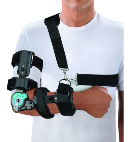 Dyna ROM Elbow Brace-Universal Size-Range of Motion Elbow Support (Left)
