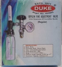 Oxygen humidifier flow meter duke regular