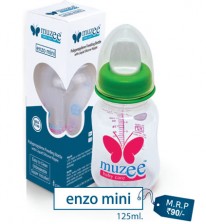 Baby care Polypropylene Feeding Bottle enzo mini 125 ml -Muzee