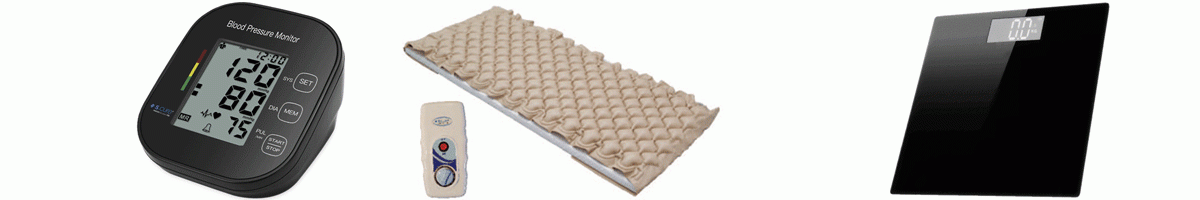 scure-digital-weighing-machine-bp-monitor-air-bed